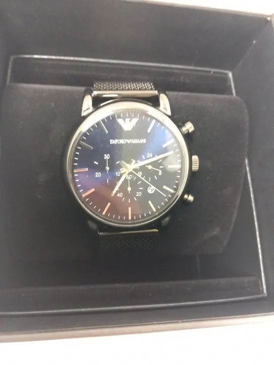 BOXED EMPORIO ARMANI WRIST WATCH