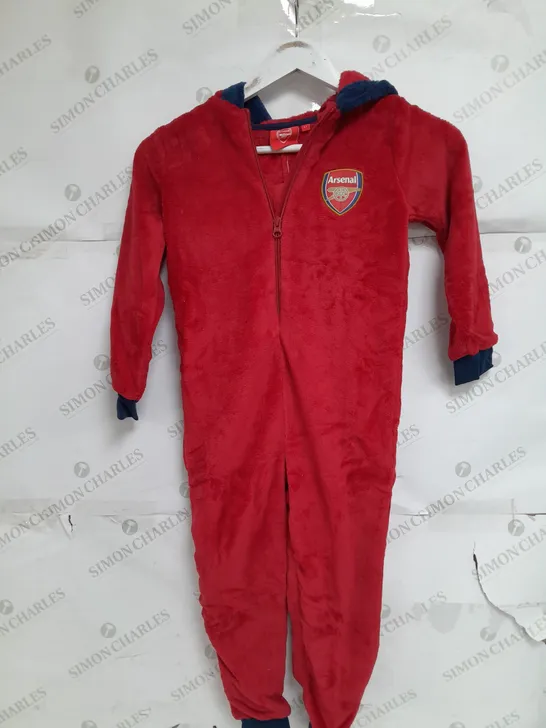 ARSENAL 6-7 KIDS FLEECE ALL-IN-ONE RED 