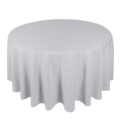 BAGGED USRY POLYESTER ROUND TABLECLOTH