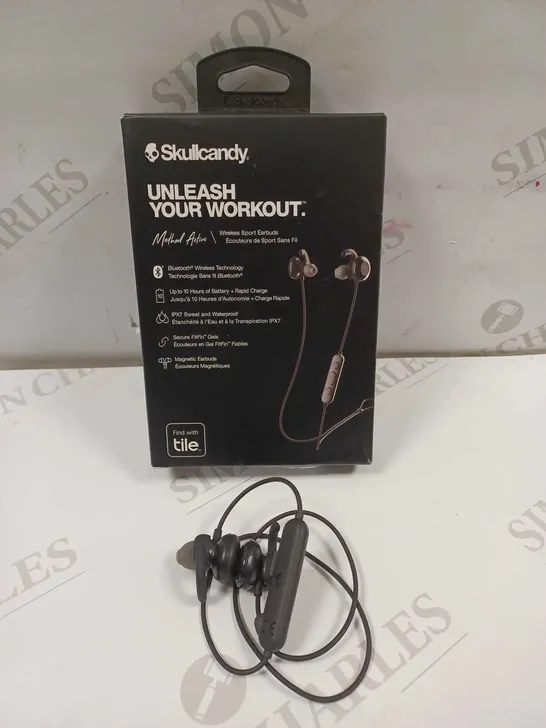 SKULLCANDY METHOD ACTIVE WIRELESS SPORT EARBUDS 