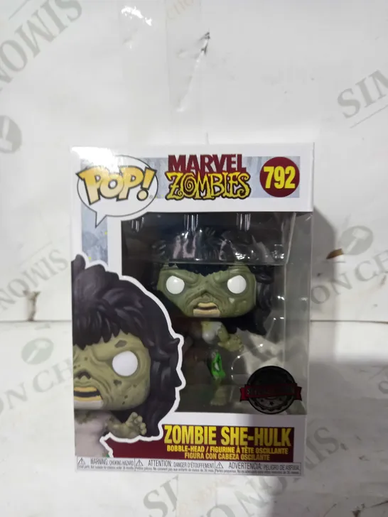 FUNKO POP MARVEL ZOMBIES 792 ZOMBIE SHE-HULK BOBBLE-HEAD