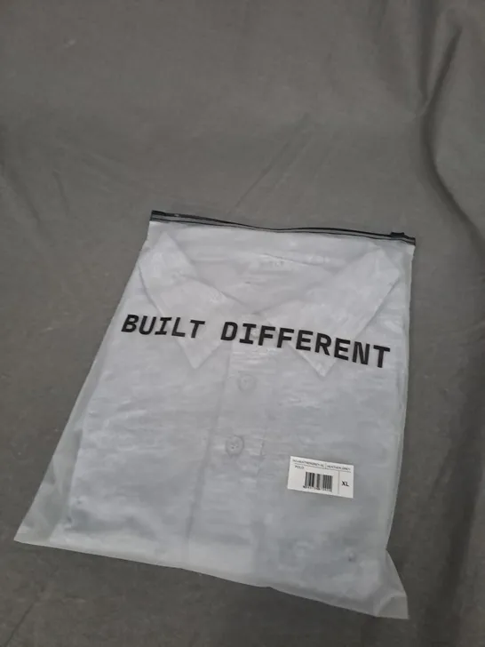 BAGGED BUILT DIFFERENT POLO SHIRT SIZE XL