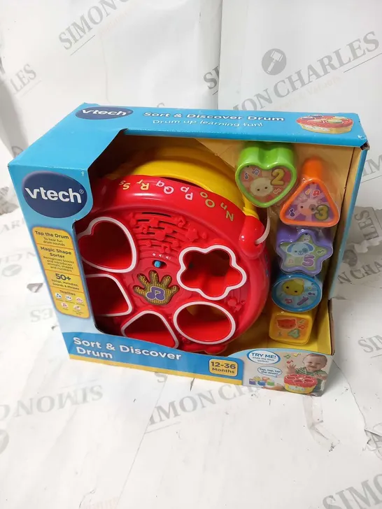 BRAND NEW BOXED VTECH SORT AND DISCOVER DRUM