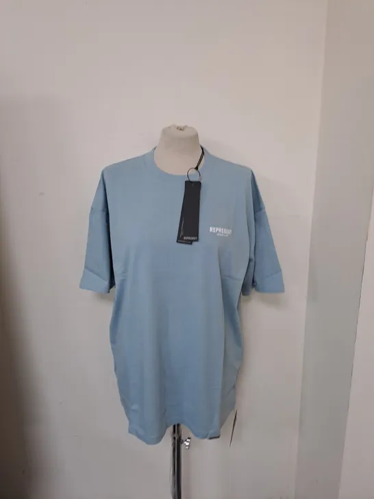 REPRESENT OWNERS CLUB T-SHIRT POWDER BLUE - MEDIUM 