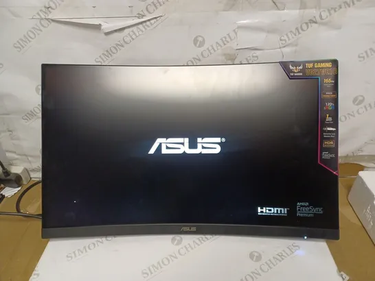 ASUS TUF VG27WQ1B 27" WQHD 165HZ CURVED GAMING MONITOR