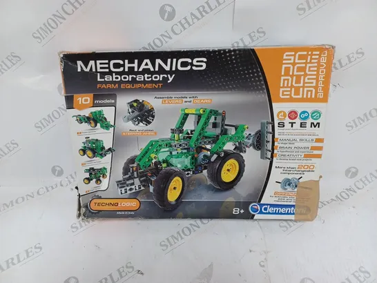 MECHANICS LABORATORY FARM EQUITMENT AGES 8+