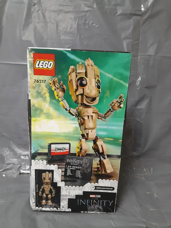 BOXED LEGO THE INFINITY SAGA I AM GROOT 76217 RRP £44.99