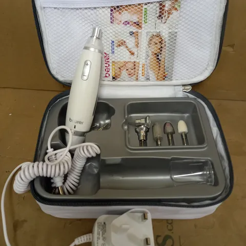 BEURER MP62 HOME MANICURE AND PEDICURE SET, ELECTRIC NAIL FILE