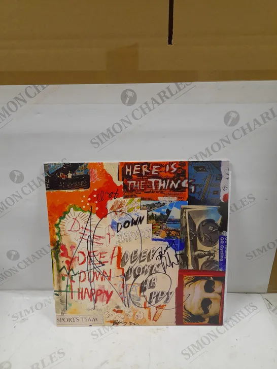 SPORTS TEAM DEEP DOWN HAPPY SIGNED VINYL