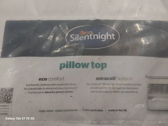 QUALITY BAGGED 5' KINGSIZE SILENTNIGHT PILLOW TOP MATTRESS 