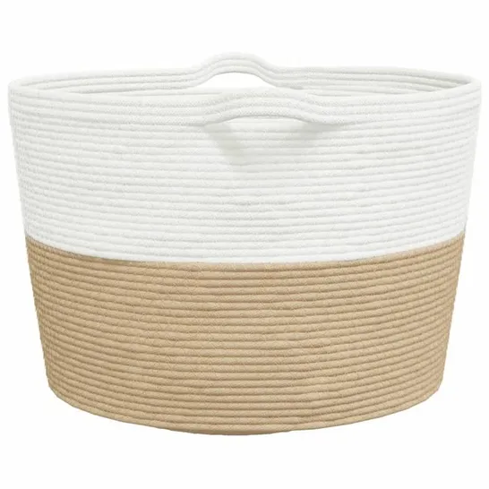 BOXED BETHANE LAUNDRY BASKET WITH HANDLES (1 BOX)