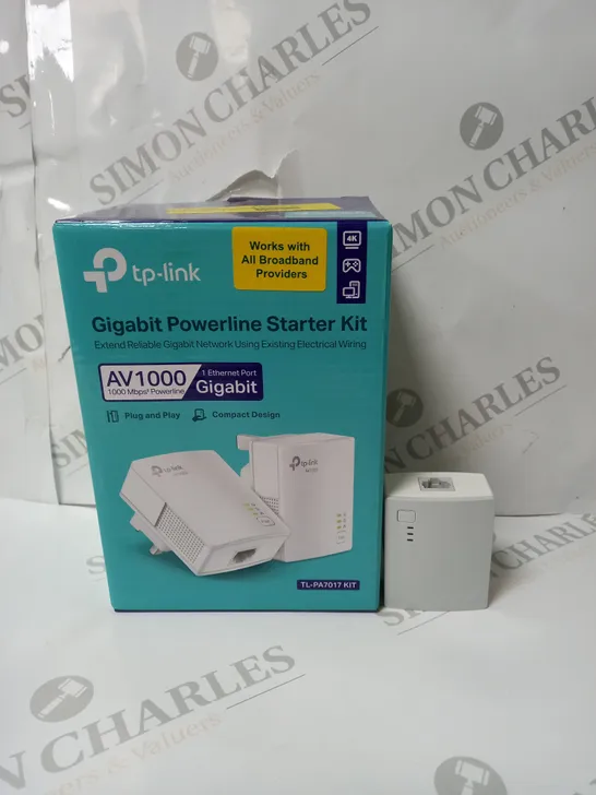 BOXED SEALED TP-LINK AC1000 POWERLINE STARTER KIT