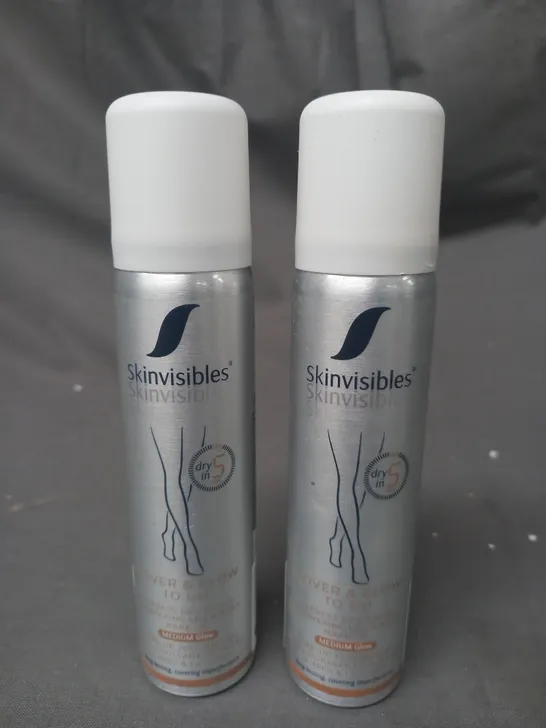 SKINVISIBLES EXPRESS GLOW LEG & BODY MAKE-UP DUO (75ML) - MEDIUM GLOW