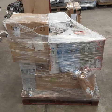 PALLET OF APPROXIMATELY 10 UNPROCESSED RAW RETURN HOUSEHOLD AND ELECTRICAL GOODS TO INCLUDE;