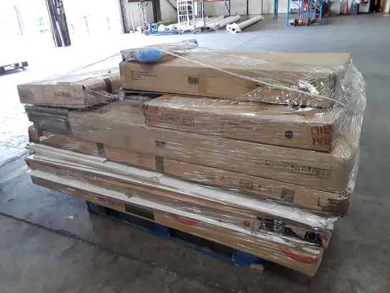 PALLET OF ASSORTED FLAT PACK FURNITURE PARTS 