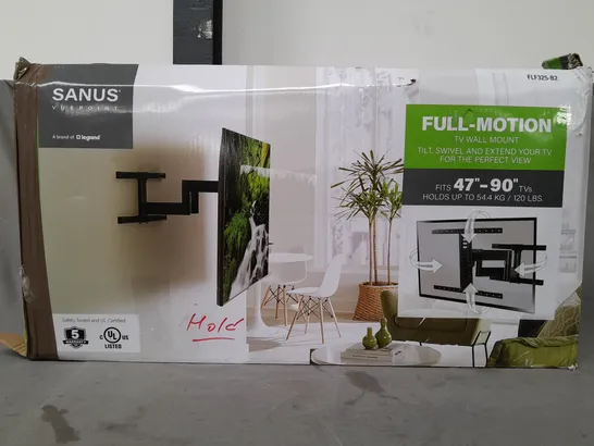 BOXED SANUS FLF325-B2 FULL MOTION 47-90" TV BRACKET RRP £129.99