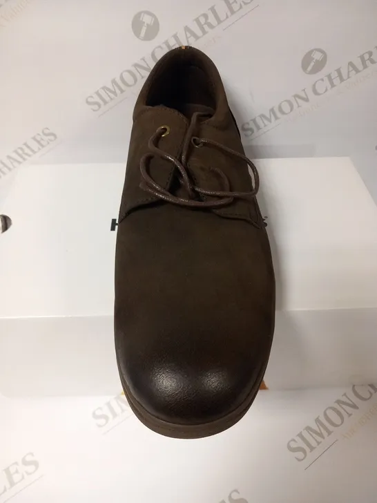 BOXED HUSH PUPPIES MALE TREVOR BROWN SIZE 12