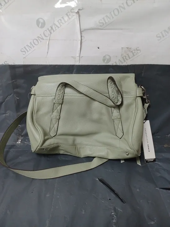 aimee KESTENBERG leather handbag sage green