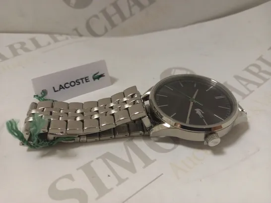 LACOSTE VIENNA STAINLESS STEEL BRACELET BLUE DIAL MENS WATCH RRP £139