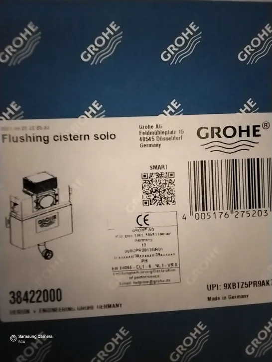 GROHE FLUSHING SOLO CISTERN 