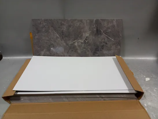 APPROXIMATELY 20 STICK ON MARBLE EFFECT PANELS 