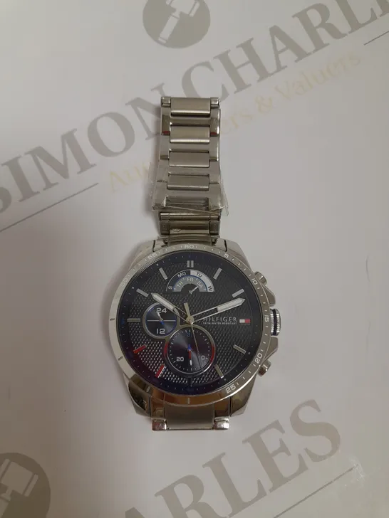 TOMMY HILFIGER DECKER BLUE MULTI DIAL WRISTWATCH  RRP £199