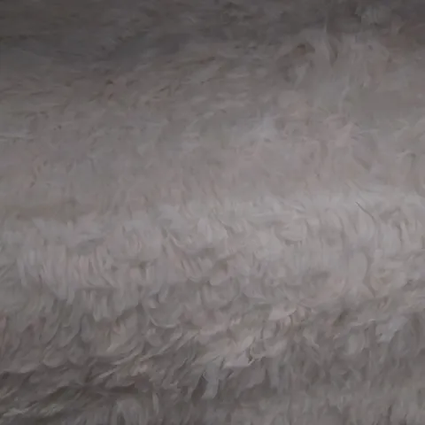 PERRYTON SHAGGY CREAM FLUFFY RUG - 160 X 230CM