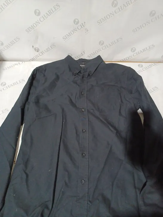 FIRETRAP BASIC BLACK SHIRT - L