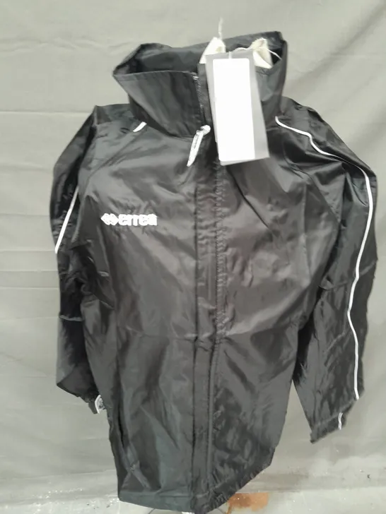 ERREA WINDBREAKER WATERPROOF JACKET IN BLACK SIZE XS