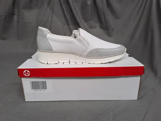 RIEKER ANTISTRESS LADIES WHITE TRAINERS SIZE EU 39