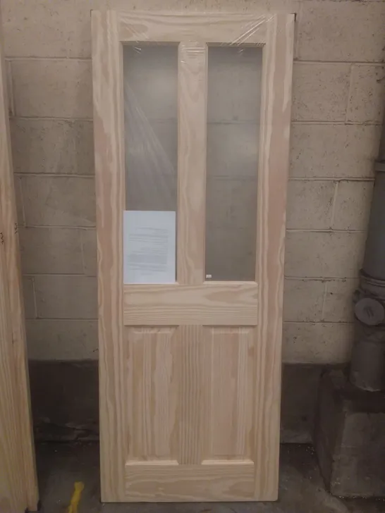 PINE 2 PANEL INTERNAL TIMBER DOOR 