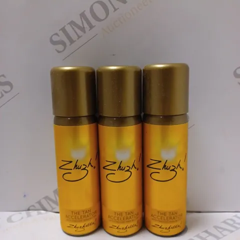 SET OF APPROX 4 ZHUZH! TAN ACCELERATOR 100ML