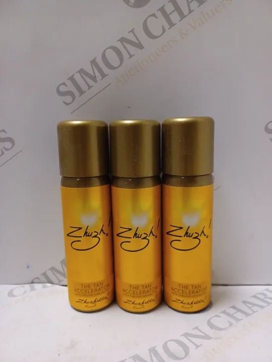 SET OF APPROX 4 ZHUZH! TAN ACCELERATOR 100ML