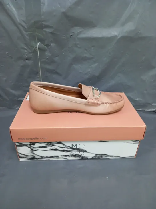 MODA IN PELLE FABIOLE LEATHER LOAFERS PINK SIZE 4