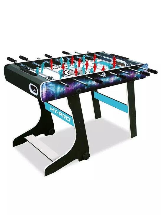 BOXED HY-PRO 4FT GALAXY FOLDING FOOTBALL TABLE (1 BOX)