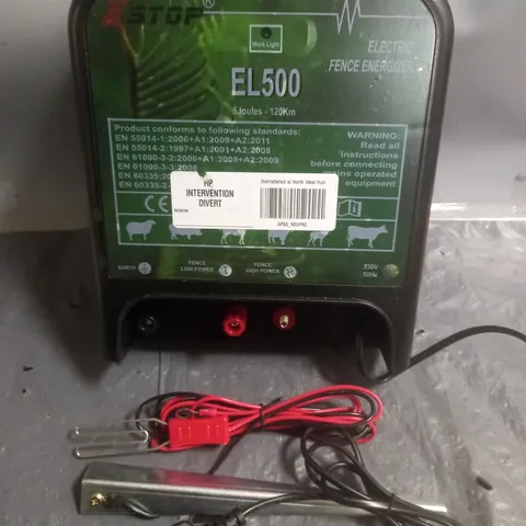 X-STOP ELECTRIC FENCE ENERGISER - EL500