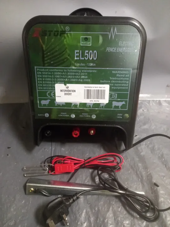 X-STOP ELECTRIC FENCE ENERGISER - EL500