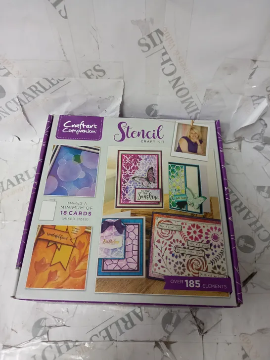 BOXED AND SEALED CRAFTERS COMPANION STENCIL CRAFT KIT