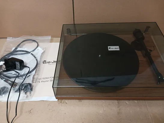 Project T1 Black HiFi Turntable