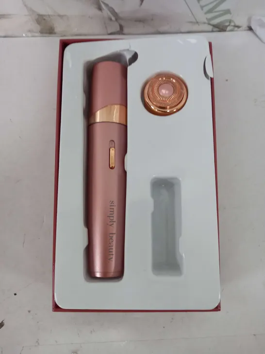 BOXED SIMPLY BEAUTY SINGLE HAIR EPILATOR IN ROSE GOLD