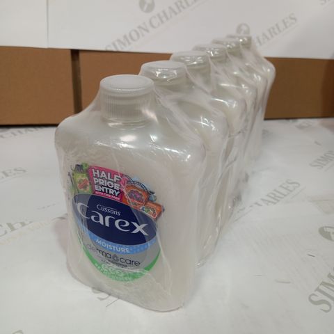 LOT OF APPROXIMATELY 50 BOTTLES OF CAREX HAND WASH (50 X 500ML)