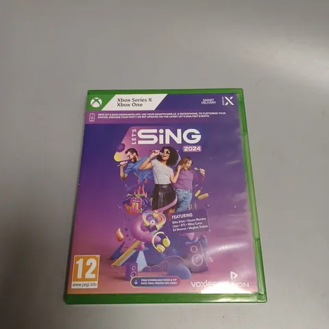 LET'S SING 2024 FOR XBOX SERIES X/ONE 