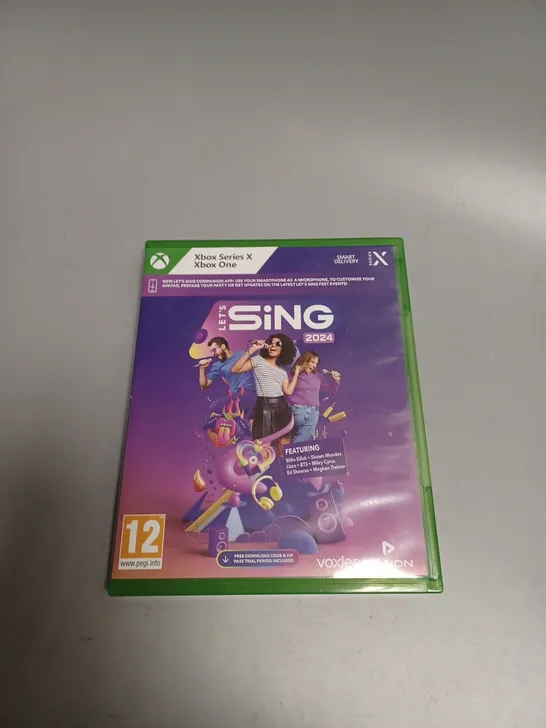 LET'S SING 2024 FOR XBOX SERIES X/ONE 