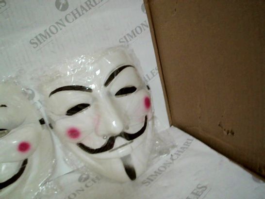 LOT OF 4 V FOR VENDETTA REPLICA MASKS