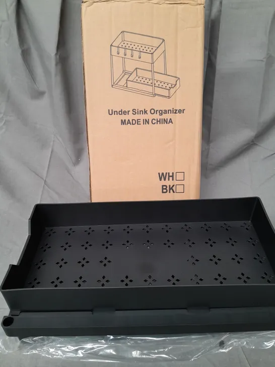 BOXED UNBRANDED UNDER SINK ORGANIZER 