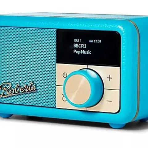 ROBERTS REVIVAL PETITE DAB DAB+ BLUETOOTH RECHARGEABLE DIGITAL RADIO ELECTRIC BLUE