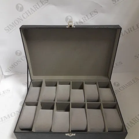 PERSONALISED 12 PIECE WATCH BOX 