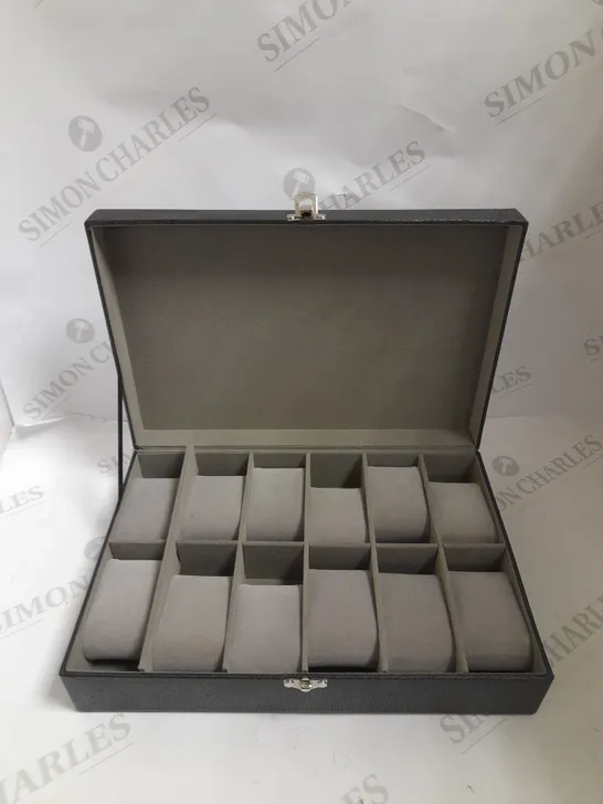 PERSONALISED 12 PIECE WATCH BOX  RRP £39.99