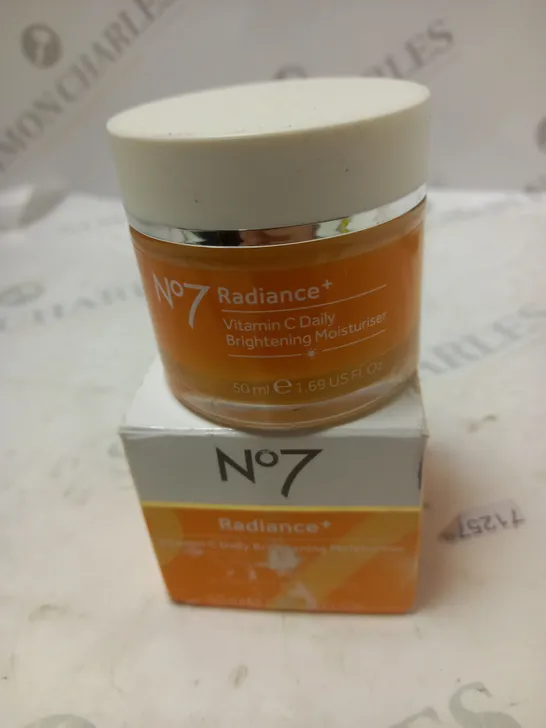 NO7 RADIANCE VITAMIN C DAILY BRIGHTENING MOISTURISER 50ML