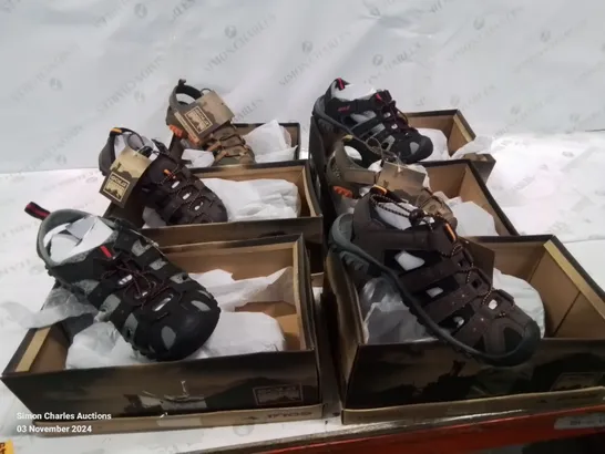 6 PAIRS OF CHILDREN'S GOLA OUTDOOR HARD WEARING WALKING SANDALS (VARIOUS COLOURS AND SIZES)